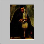 Sitzender italienischer Moench, lesend, Rom, 1826-28.jpg